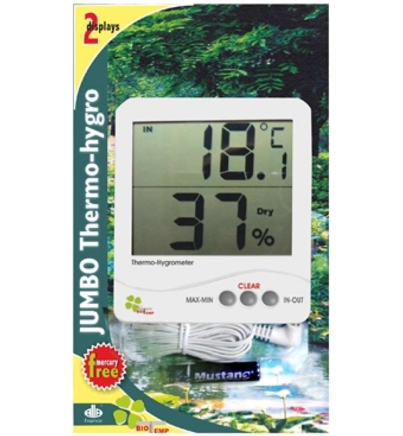 Θερμόμετρο-Υγρασιόμετρο Ψηφιακό Jumbo Alla France